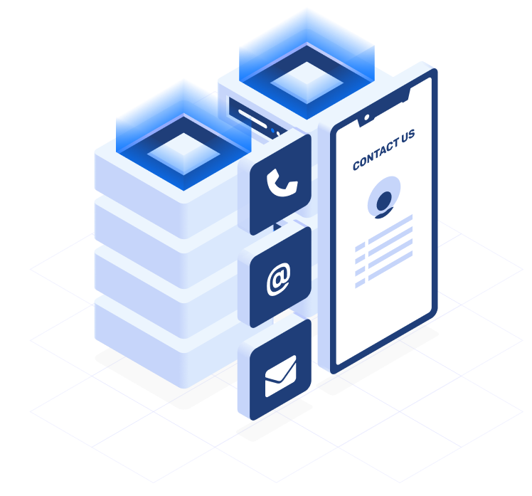 mobile phone with communication app icons